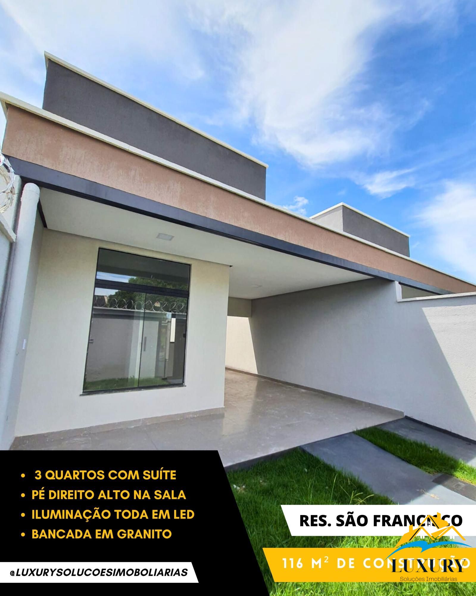 Casa à venda com 3 quartos, 116m² - Foto 1