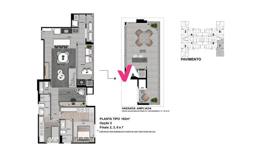 Apartamento à venda com 3 quartos, 113m² - Foto 18