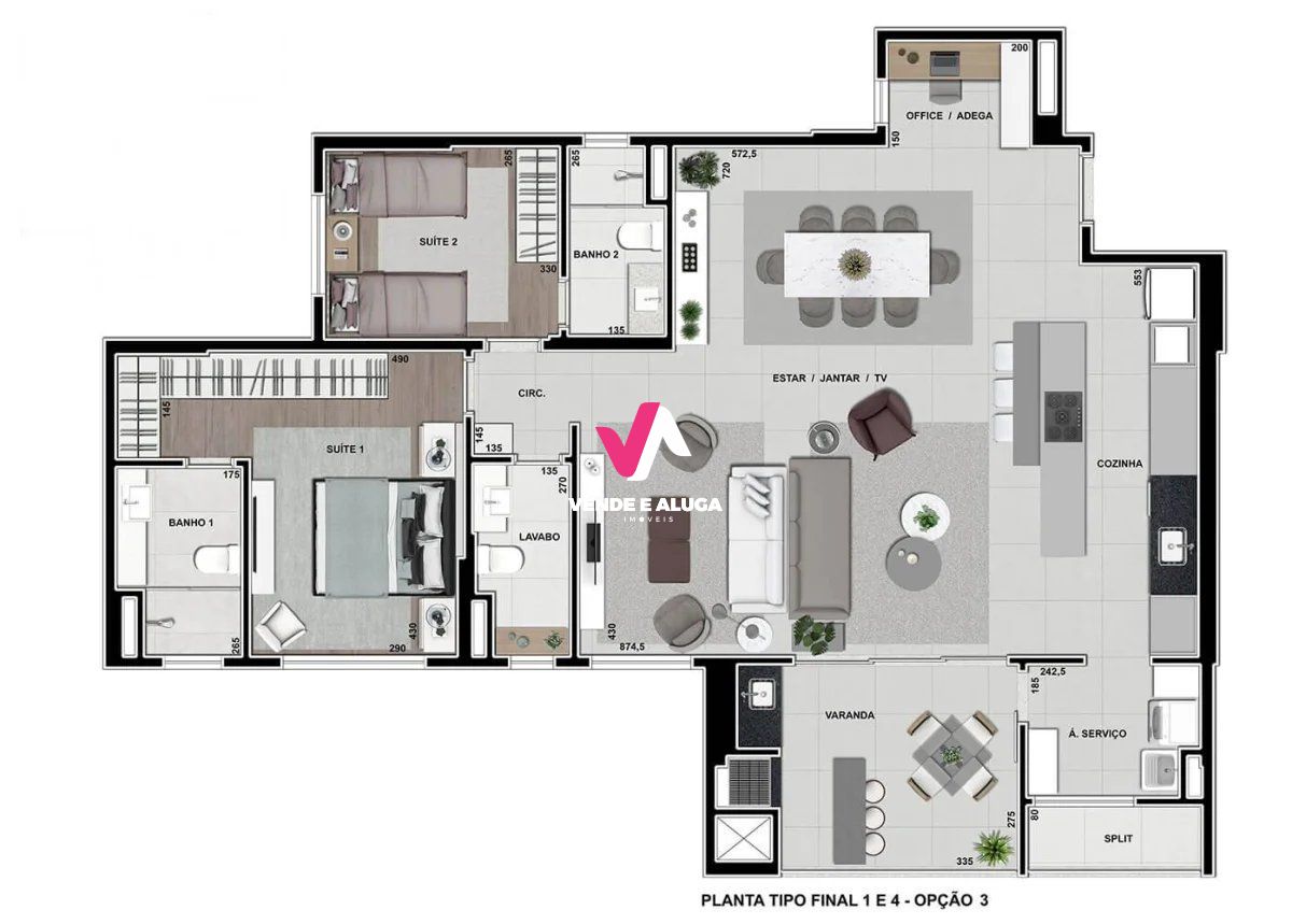 Apartamento à venda com 3 quartos, 132m² - Foto 24