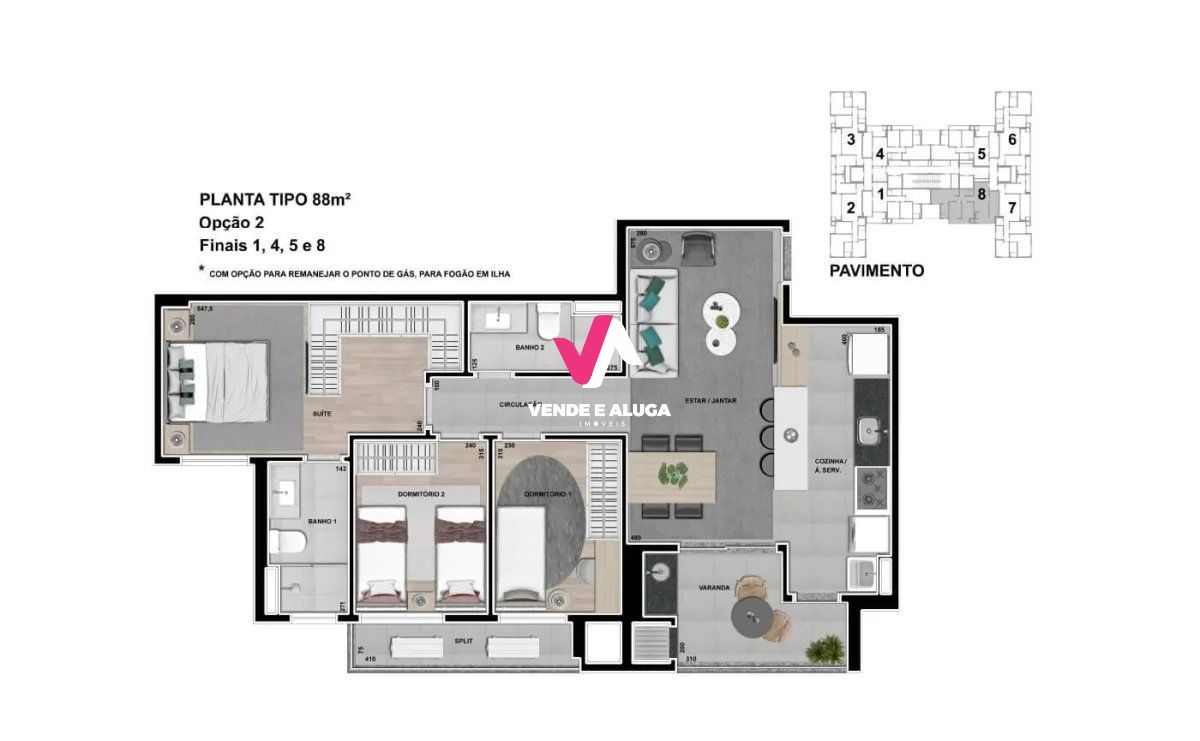 Apartamento à venda com 2 quartos, 88m² - Foto 16