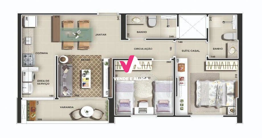 Apartamento à venda com 2 quartos, 63m² - Foto 14