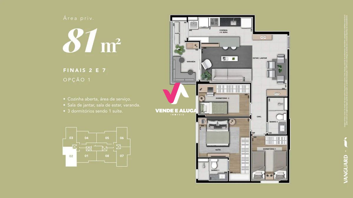 Apartamento à venda com 3 quartos, 81m² - Foto 35