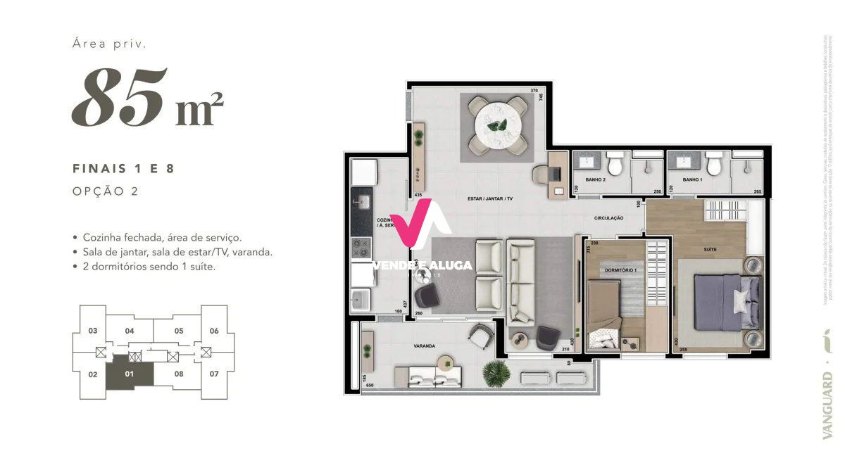 Apartamento à venda com 3 quartos, 81m² - Foto 40