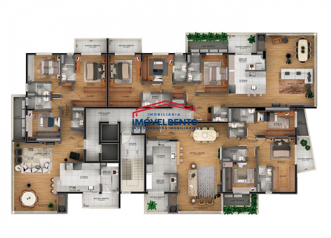 Apartamento à venda com 3 quartos, 143m² - Foto 12