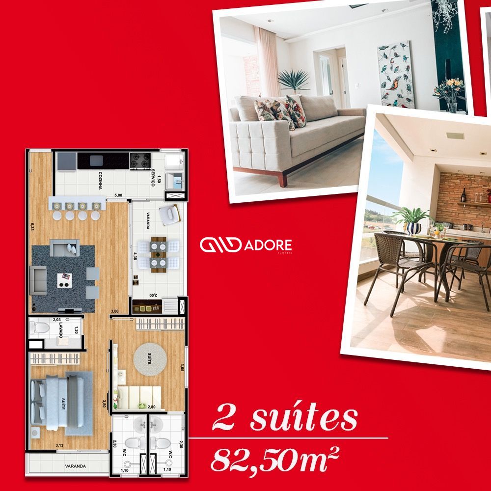 Apartamento à venda com 2 quartos, 85m² - Foto 12