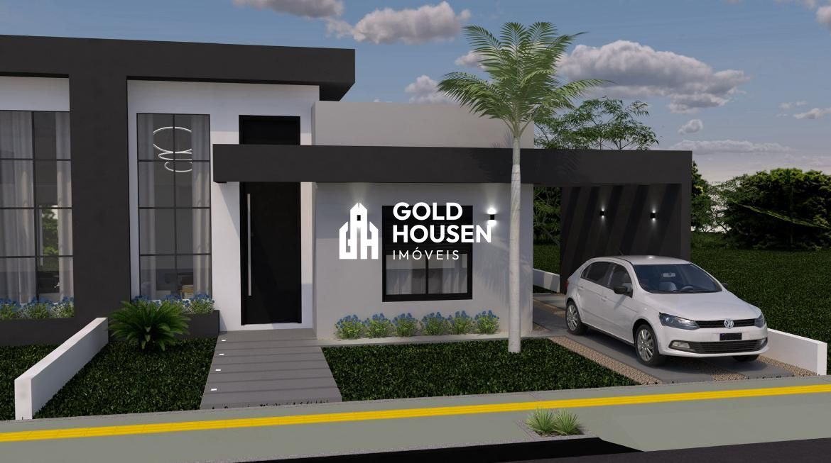 Casa geminada em construção com 3 dormitórios, sendo 1 suíte e pátio murado em Conventos - Lajeado/RS