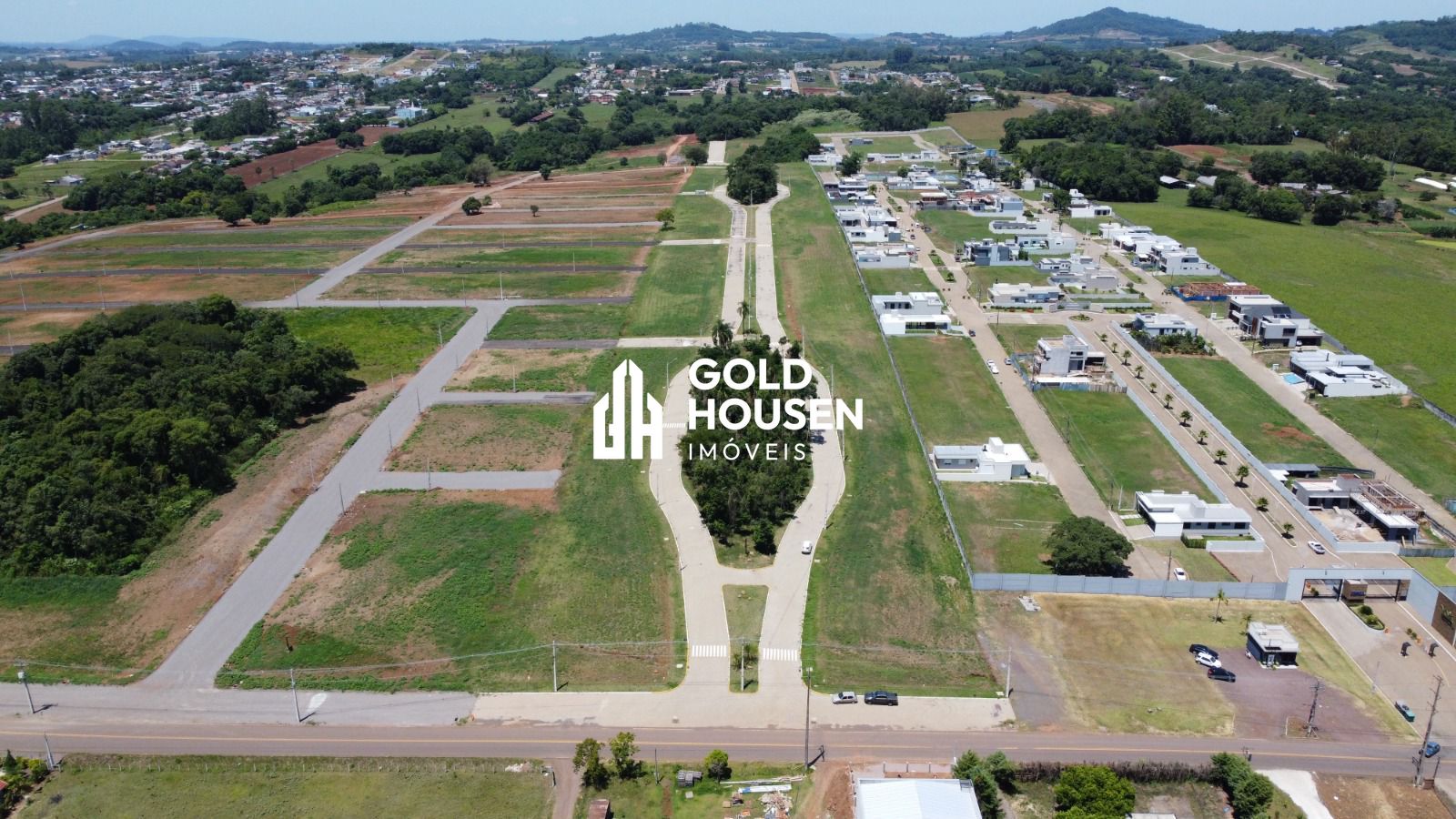 Terreno residencial de esquina em loteamento novo em Conventos - Lajeado/RS
