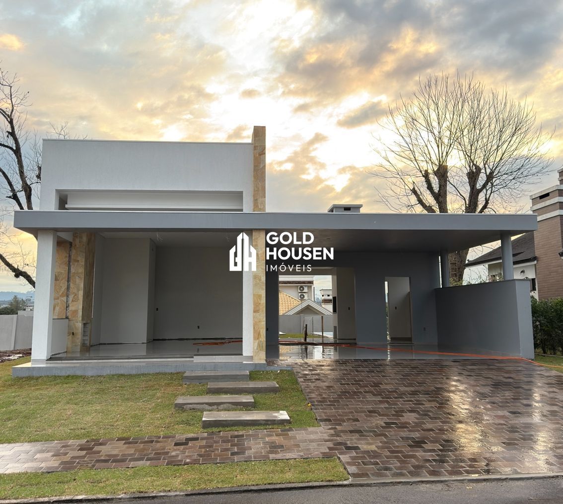 Casa em construção com 3 suítes e piscina em condomínio fechado em Conventos - Lajeado/RS