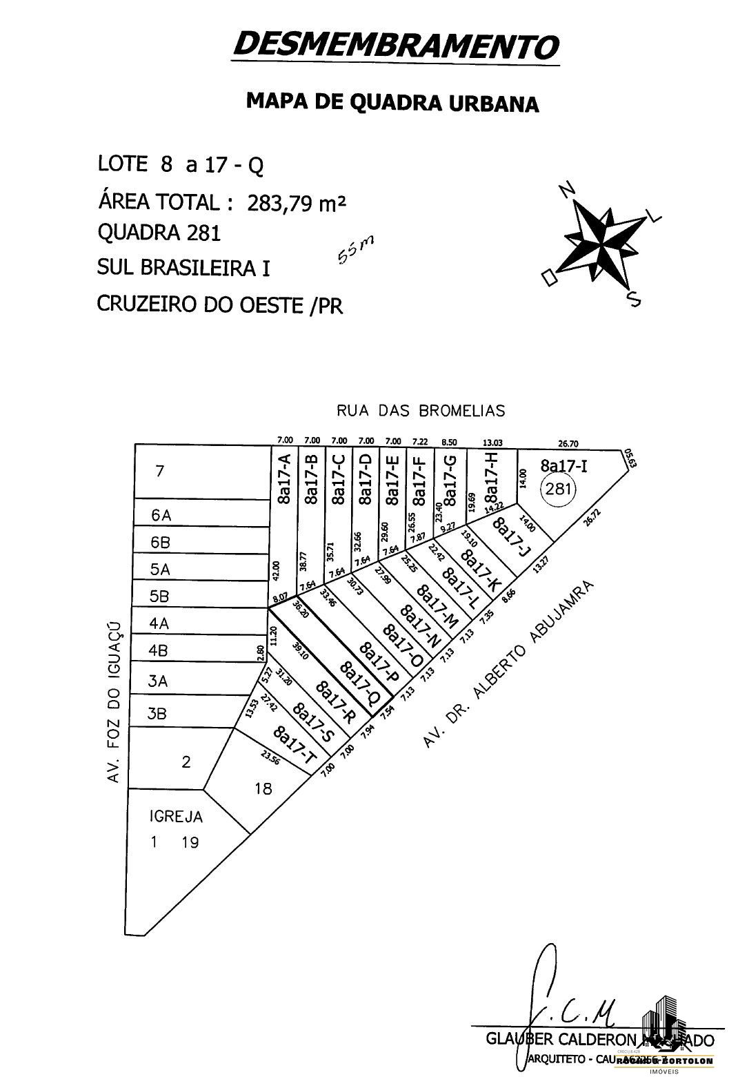Terreno à venda, 283m² - Foto 1