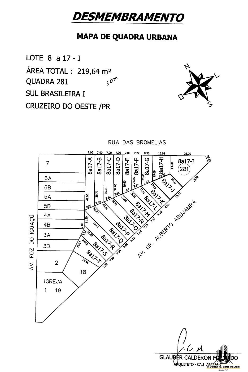 Terreno à venda, 219m² - Foto 1