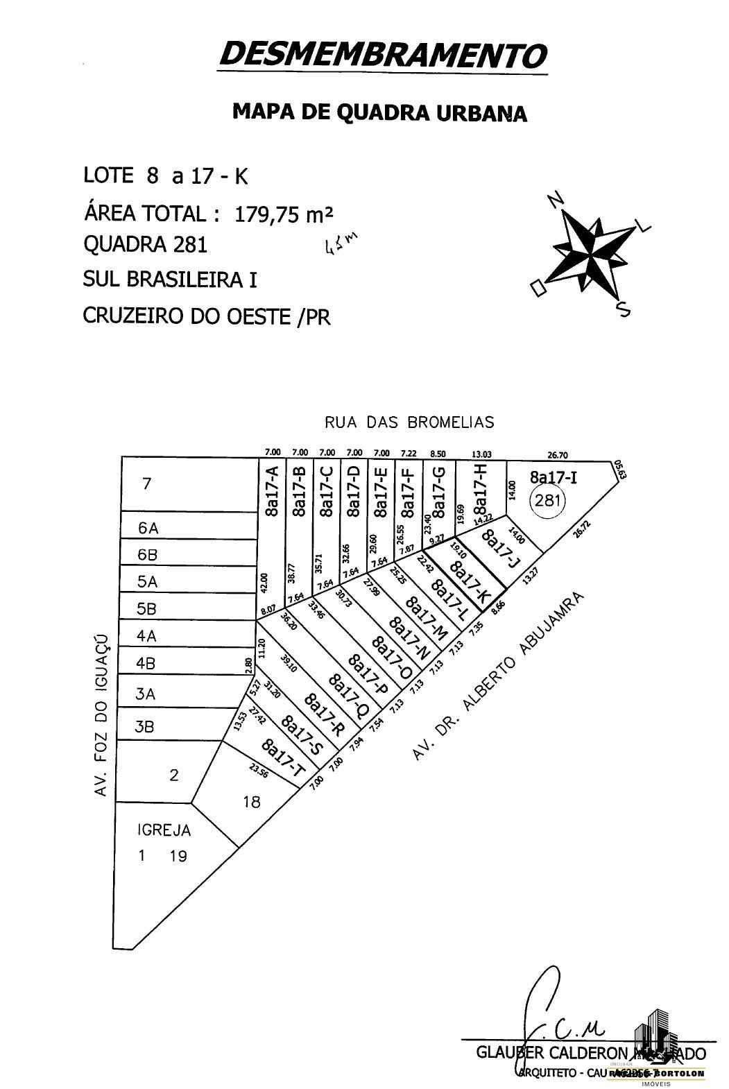 Terreno à venda, 179m² - Foto 1