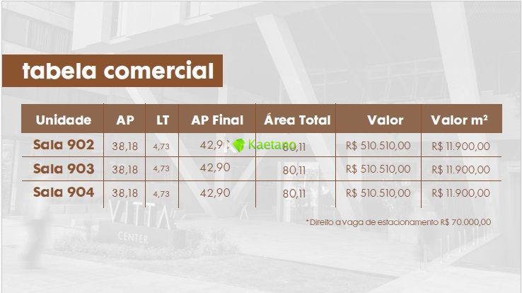 Conjunto Comercial-Sala à venda com 1 quarto, 38m² - Foto 2