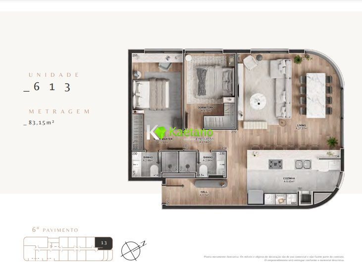 Apartamento à venda com 2 quartos, 65m² - Foto 30