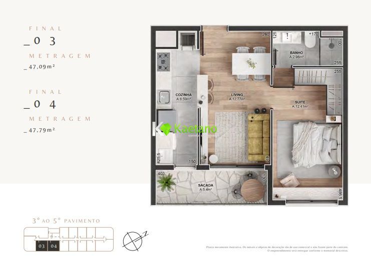 Apartamento à venda com 2 quartos, 74m² - Foto 25