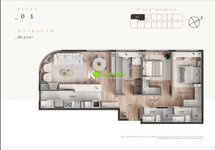 Apartamento à venda com 2 quartos, 74m² - Foto 23