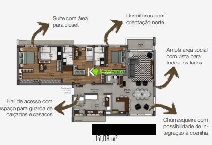 Apartamento à venda com 3 quartos, 151m² - Foto 8