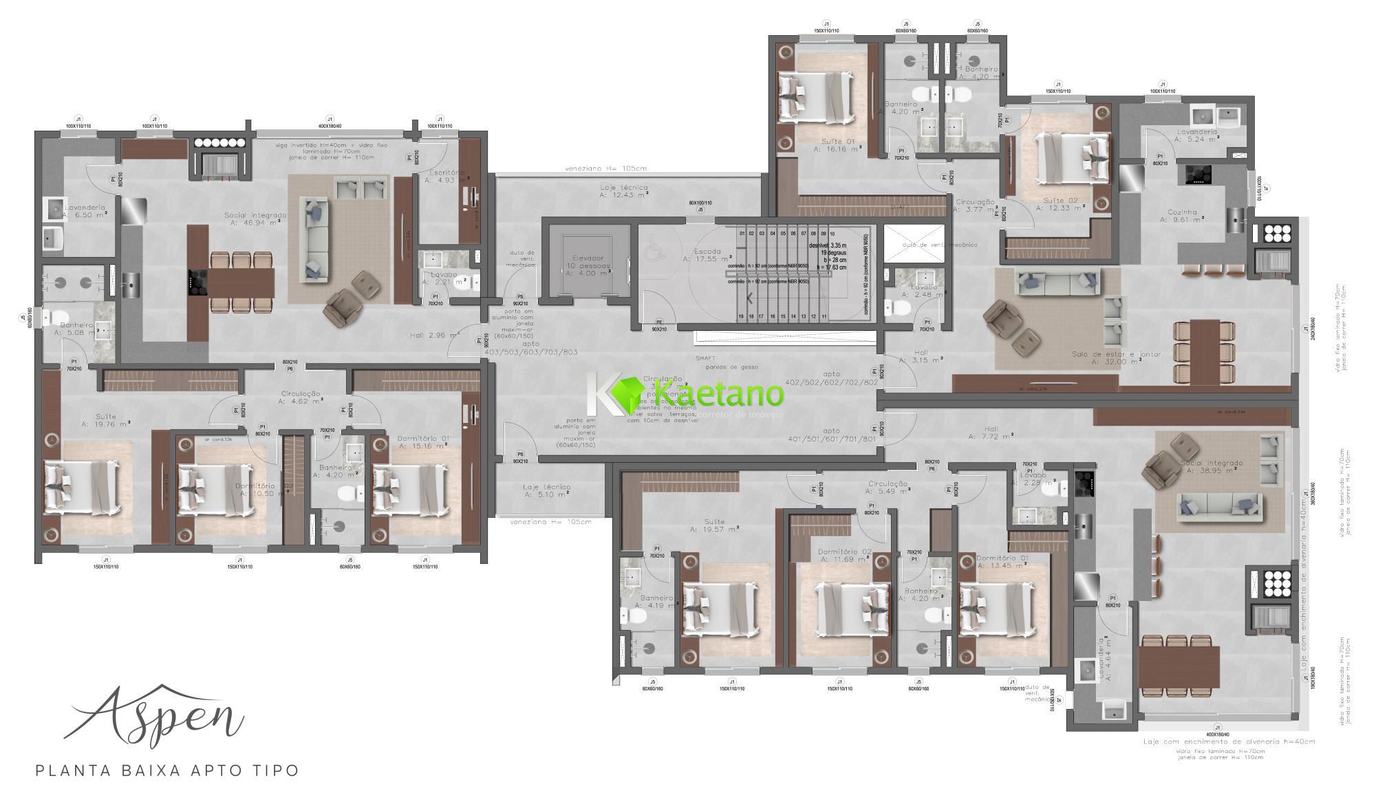 Apartamento à venda com 2 quartos, 110m² - Foto 7