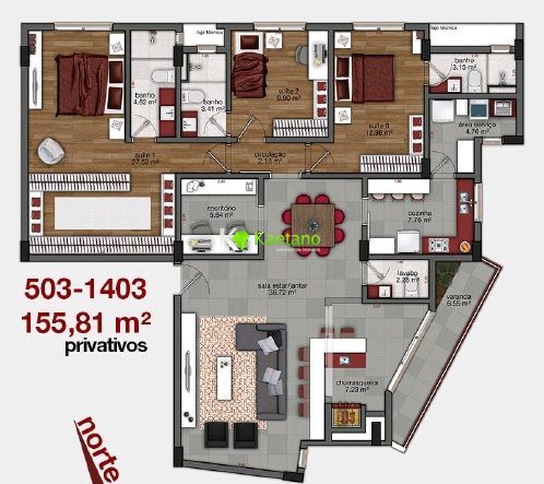 Apartamento à venda com 3 quartos, 155m² - Foto 33