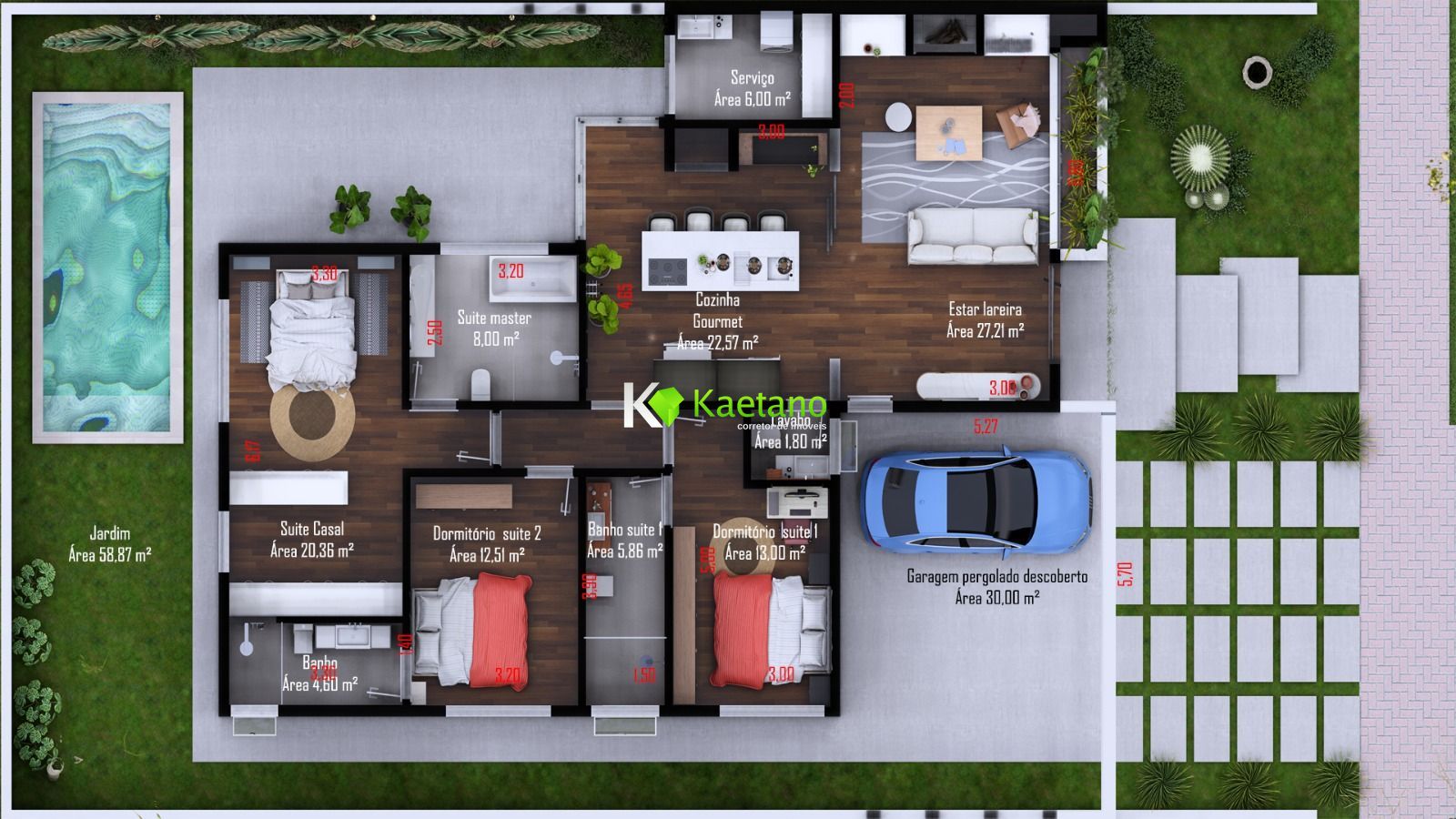 Casa à venda com 3 quartos, 180m² - Foto 8