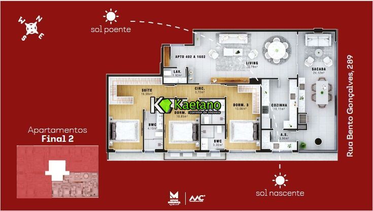 Apartamento à venda com 3 quartos, 151m² - Foto 14