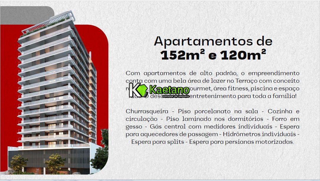 Apartamento à venda com 3 quartos, 151m² - Foto 2