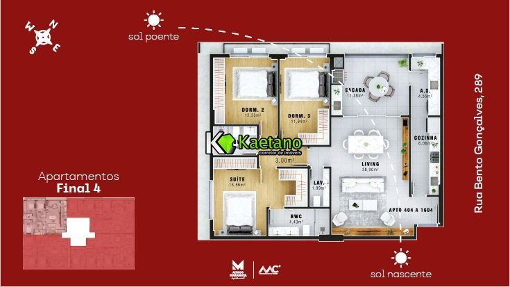 Apartamento à venda com 3 quartos, 120m² - Foto 14