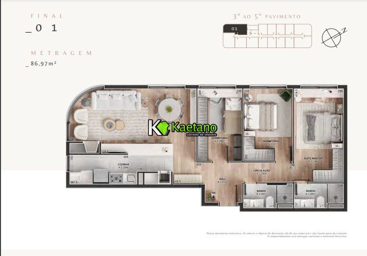 Apartamento à venda com 2 quartos, 74m² - Foto 23
