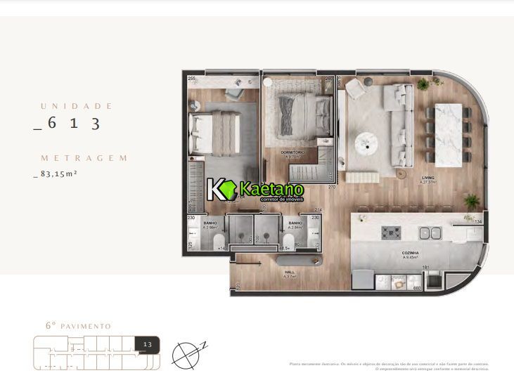 Apartamento à venda com 2 quartos, 74m² - Foto 30