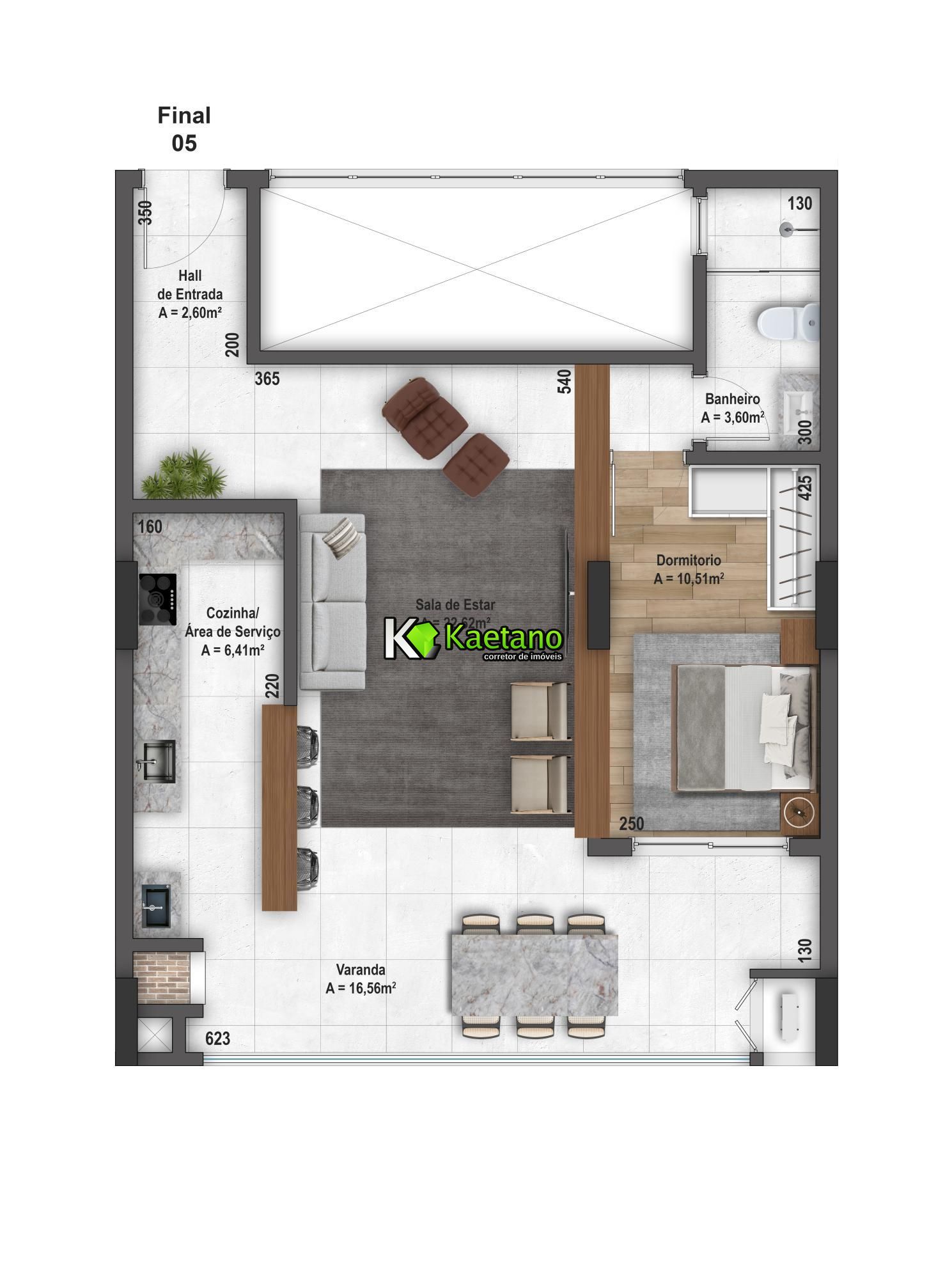 Apartamento, 1 quarto, 79 m² - Foto 9