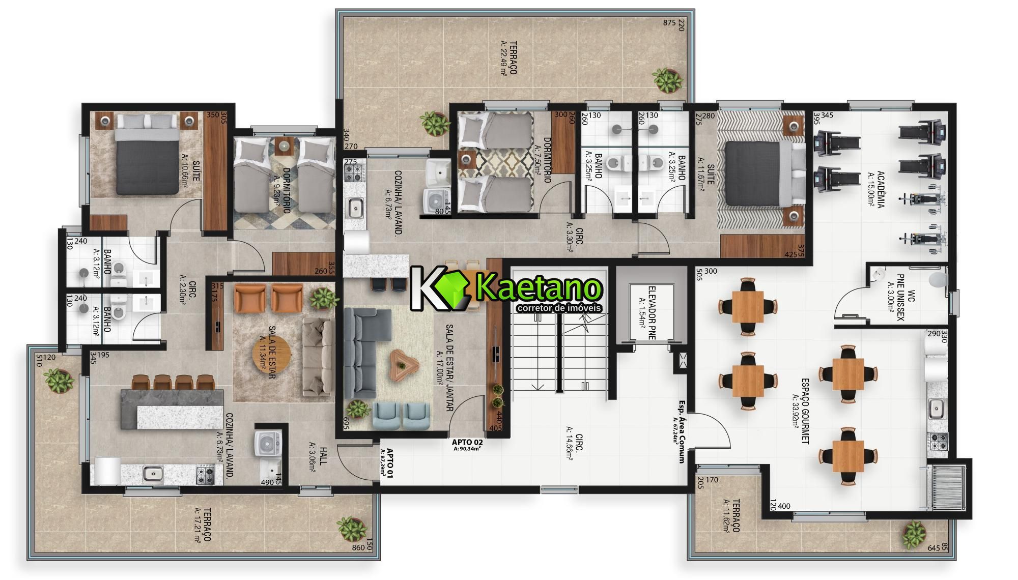 Apartamento, 2 quartos, 72 m² - Foto 15