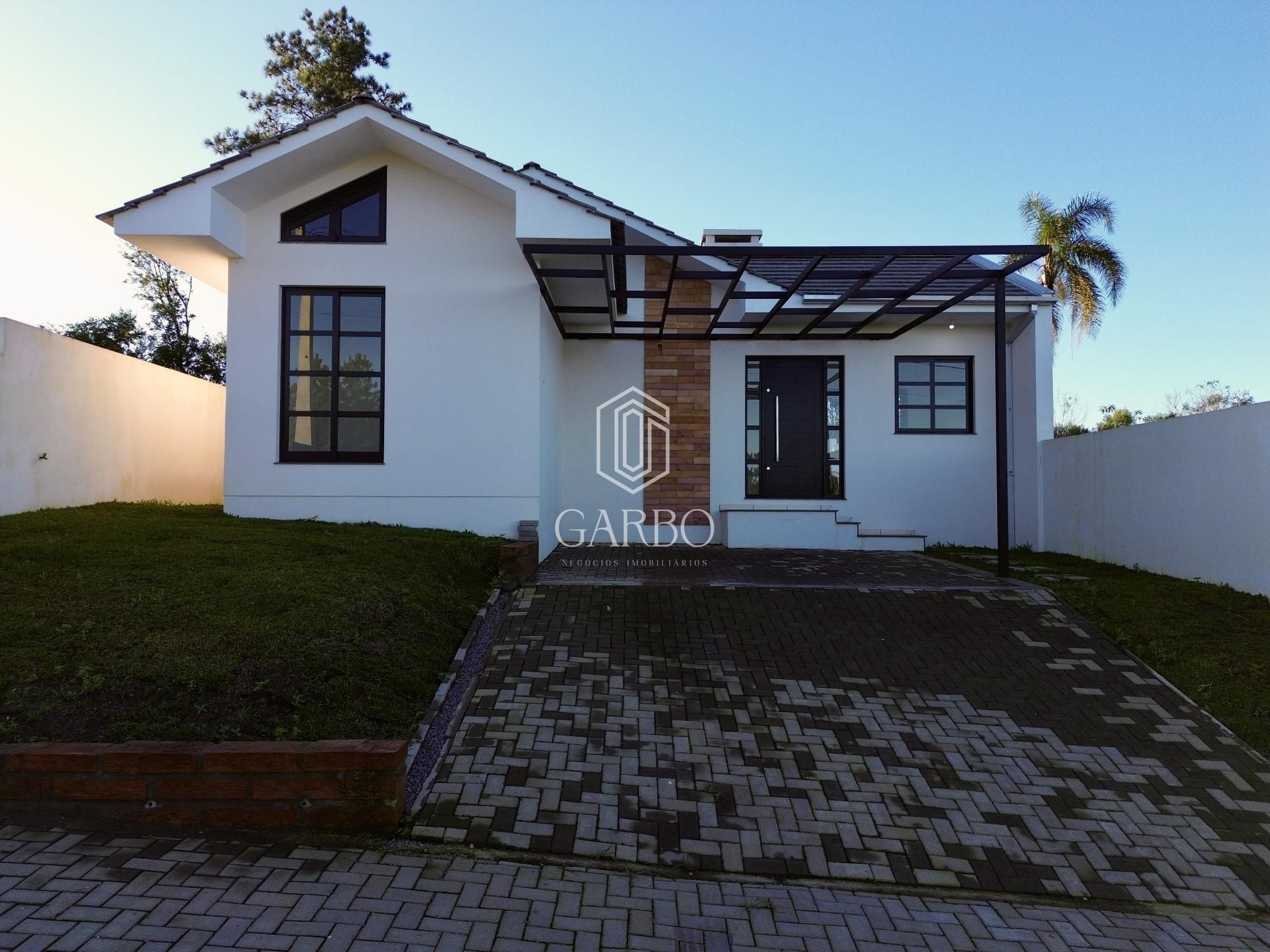 Casa em construção no bairro Linha Santa Cruz em Santa Cruz do Sul