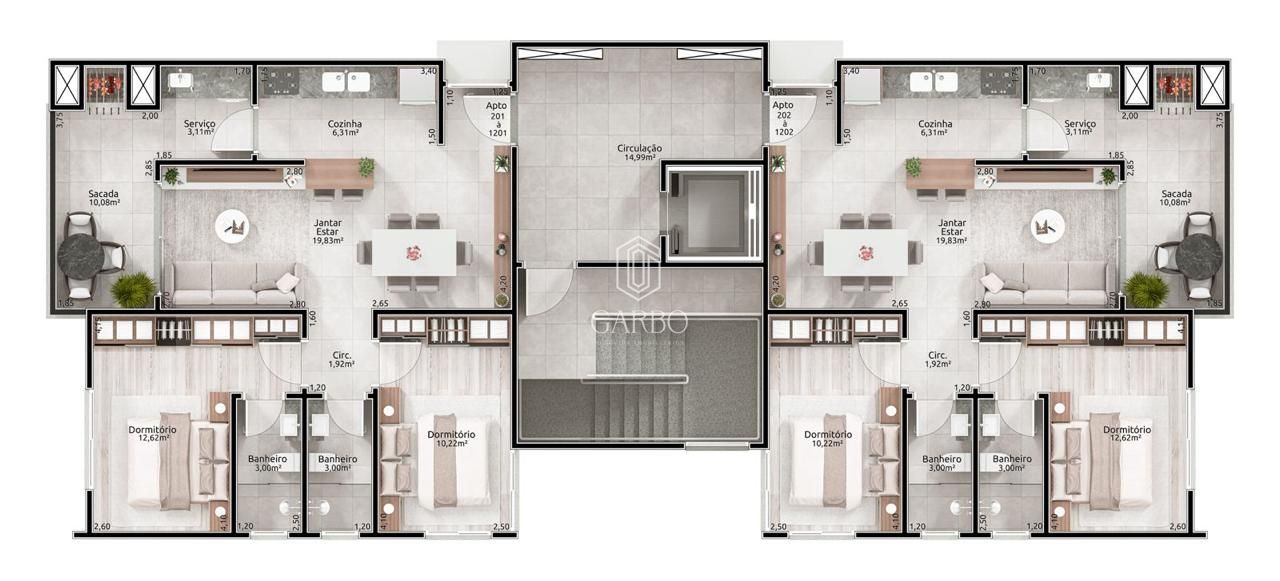 Apartamento, 2 quartos, 90 m² - Foto 4