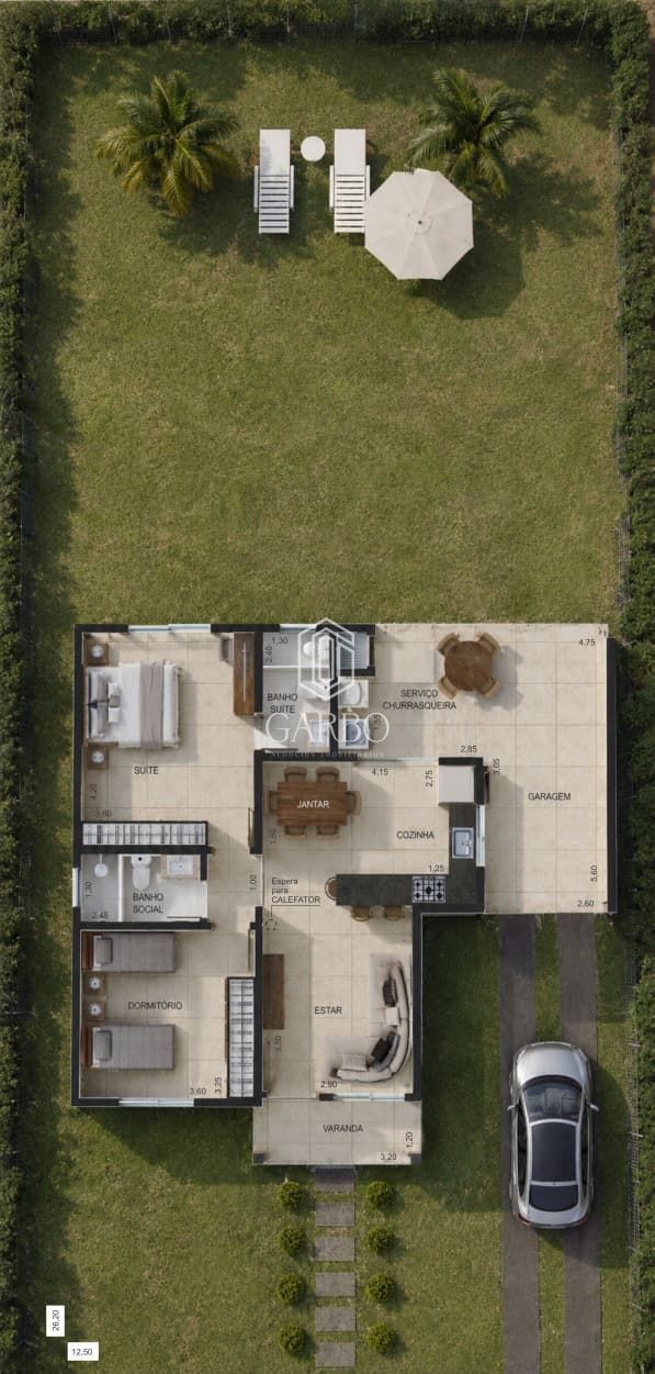 Casa, 2 quartos, 90 m² - Foto 8