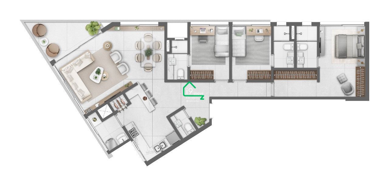 Apartamento à venda com 1 quarto, 53m² - Foto 26