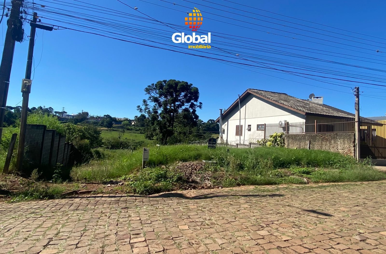 Ótimo terreno murado, em localização central