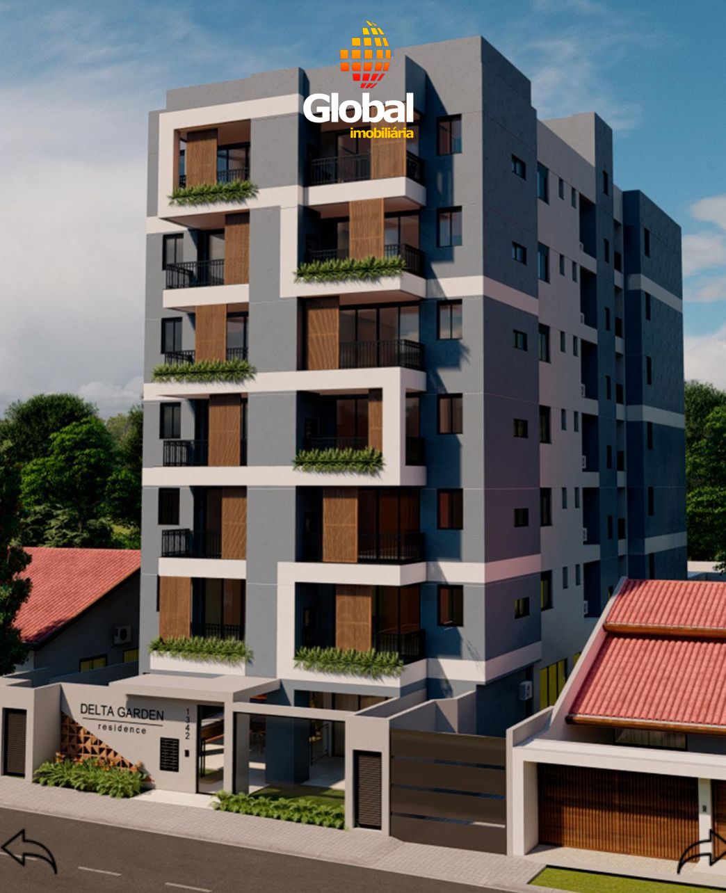 Apartamento em localização central com amplo espaço interno e 2 suítes