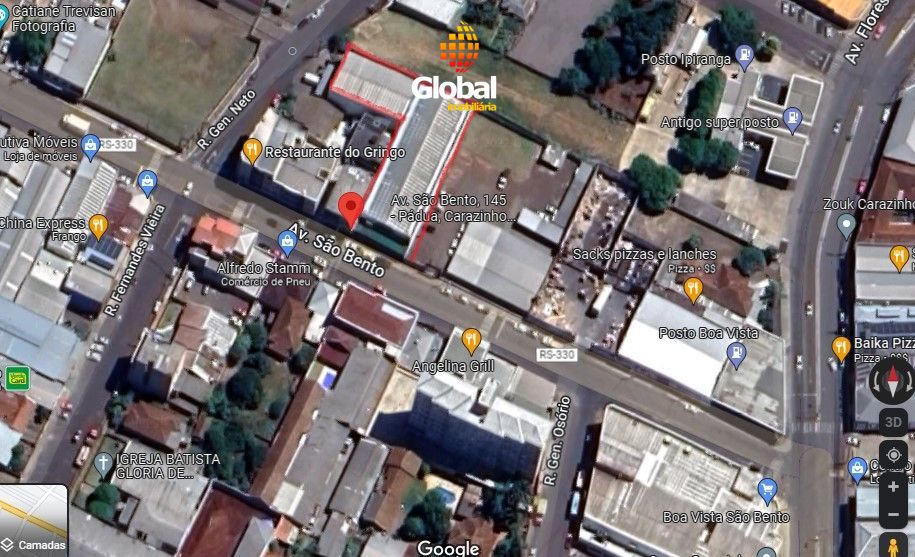 Sala comercial térrea grande com entrada em 2 ruas, locada por 10 anos ótimo pa