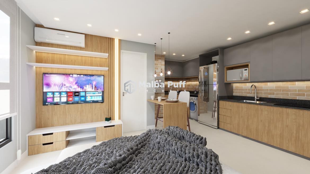 Studio de 1 quarto, 27m² no bairro Camobi, em Santa Maria | Eu Corretor