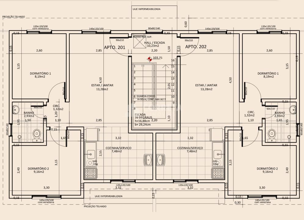 Apartamento à venda com 2 quartos, 48m² - Foto 8