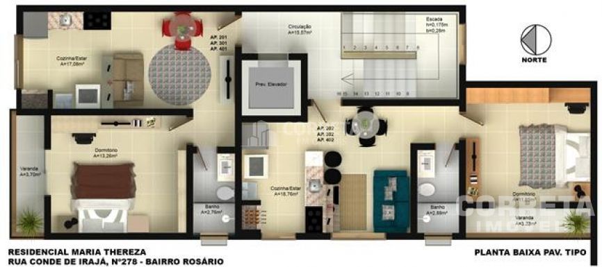 Apartamento à venda com 1 quarto, 42m² - Foto 5