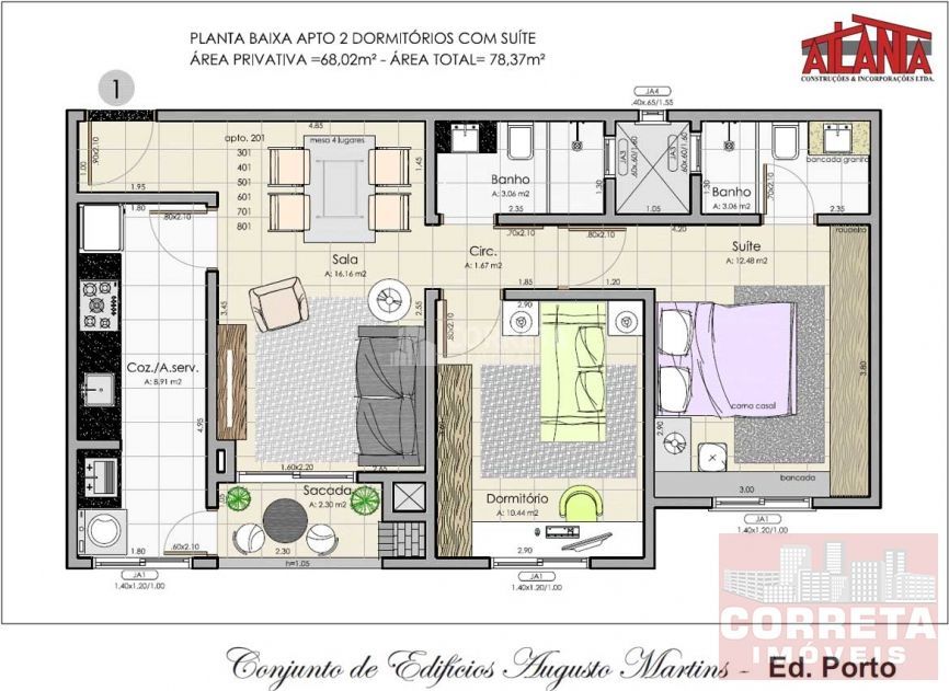 Apartamento, 1 quarto, 49 m² - Foto 16