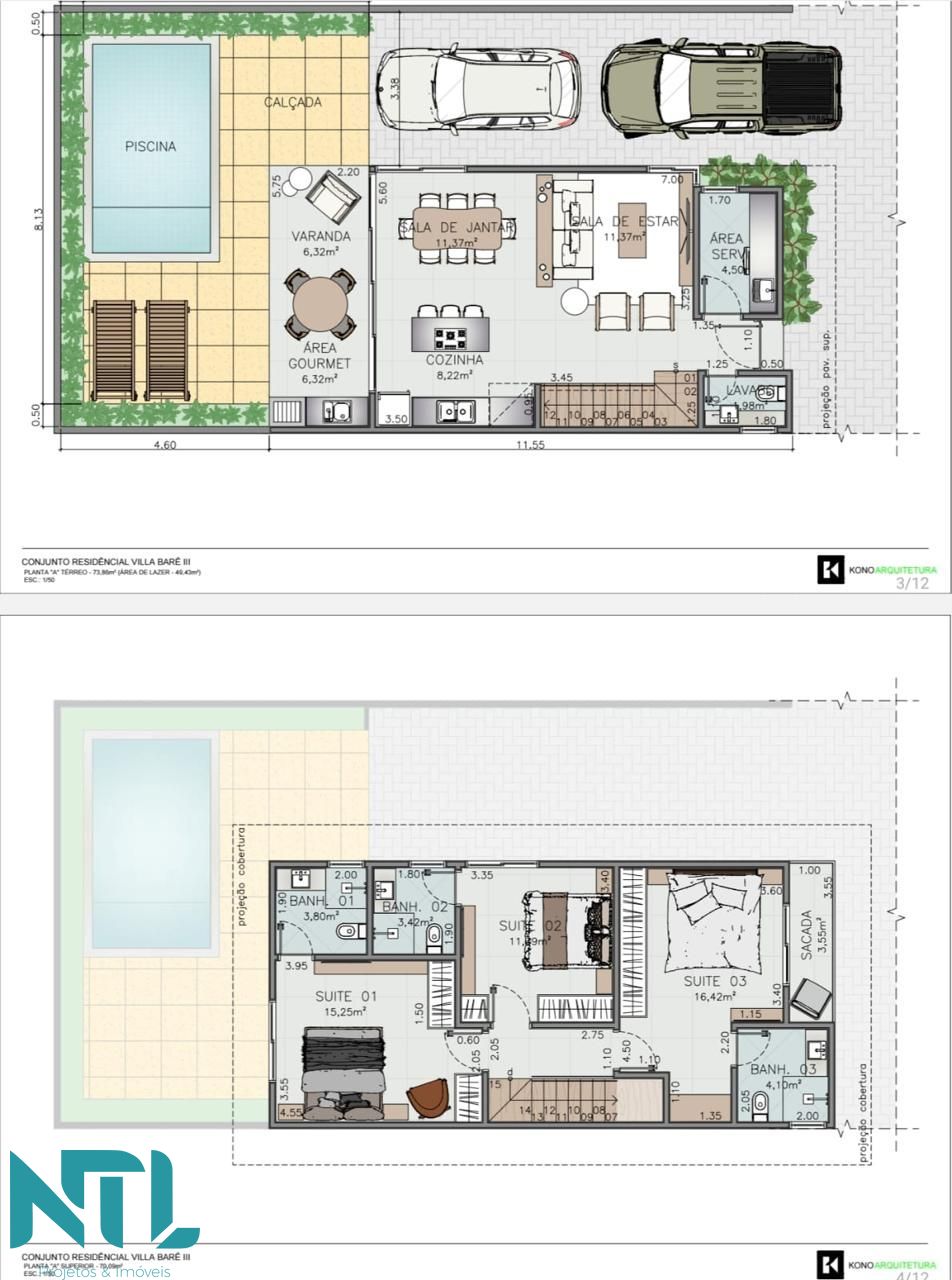 Sobrado, 4 quartos, 143 m² - Foto 42