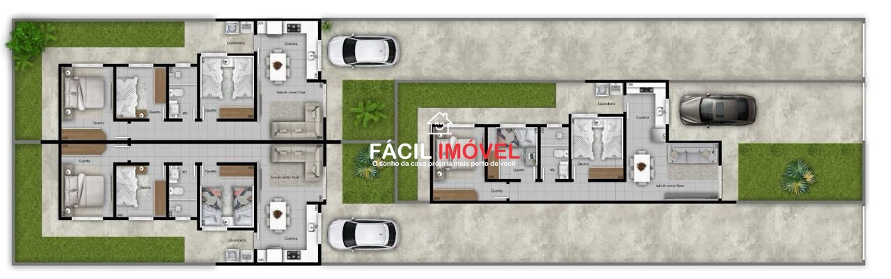 Casa à venda com 3 quartos, 60m² - Foto 4