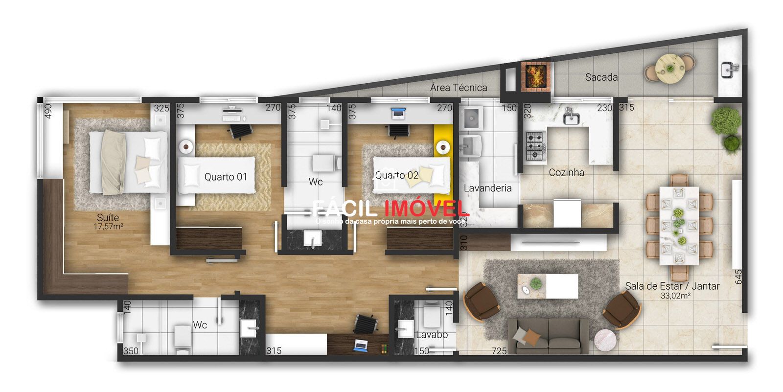 Apartamento à venda com 2 quartos, 72m² - Foto 22