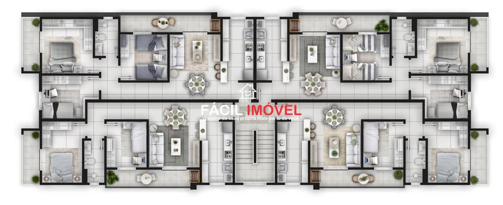 Apartamento à venda com 2 quartos, 65m² - Foto 3