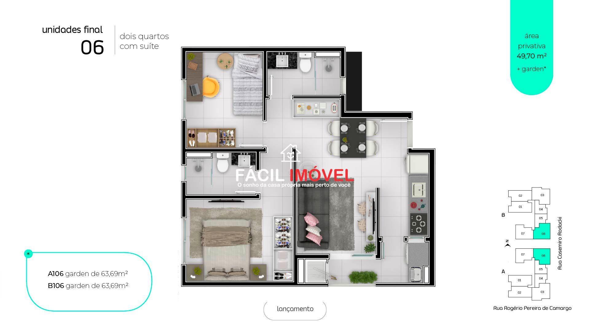 Apartamento à venda com 2 quartos, 57m² - Foto 27