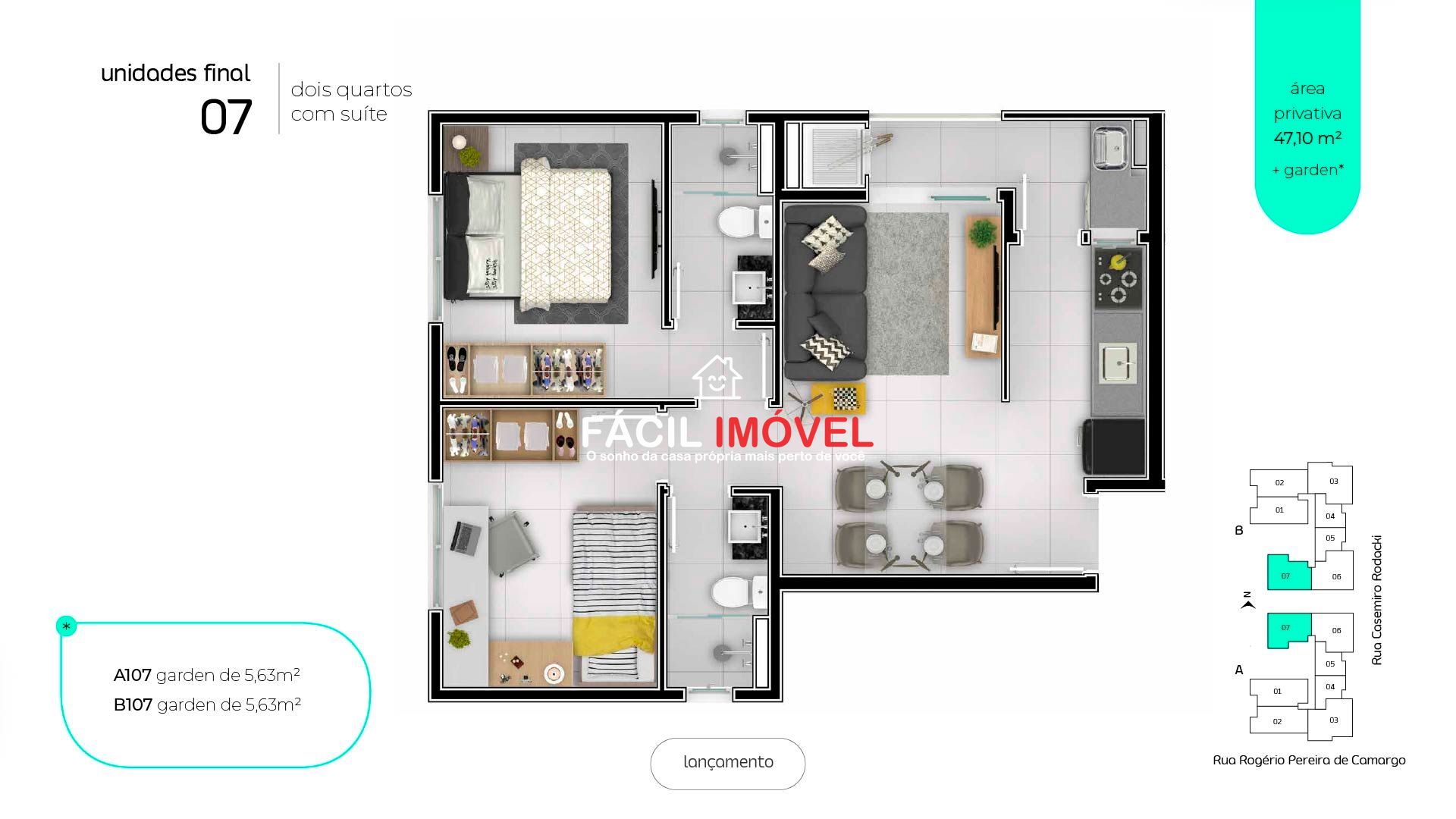 Apartamento à venda com 2 quartos, 57m² - Foto 28