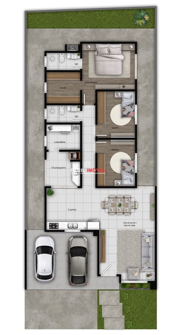 Casa de Condomínio à venda com 3 quartos, 140m² - Foto 2