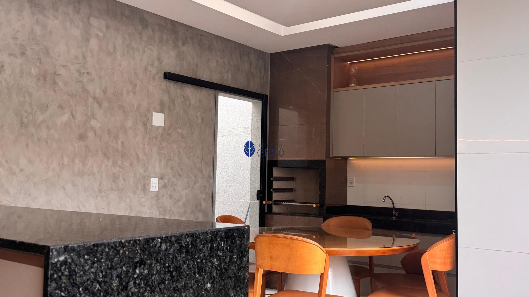 Casa moderna à venda no residencial villa bella: 3 quartos, 