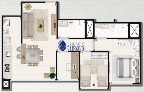 Apartamento à venda com 3 quartos, 96m² - Foto 18